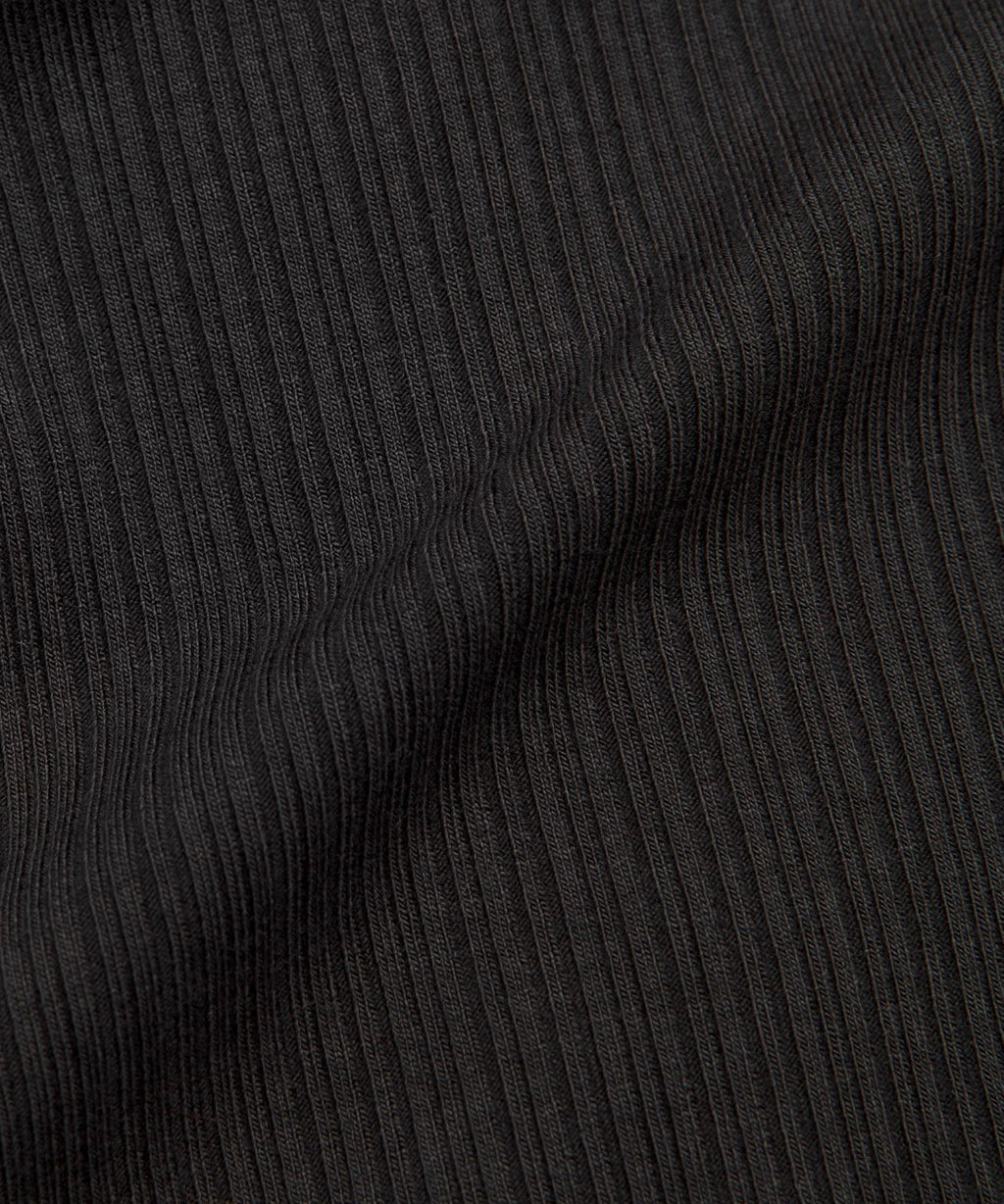 Hold Tight Micro-Rib Cardigan Black