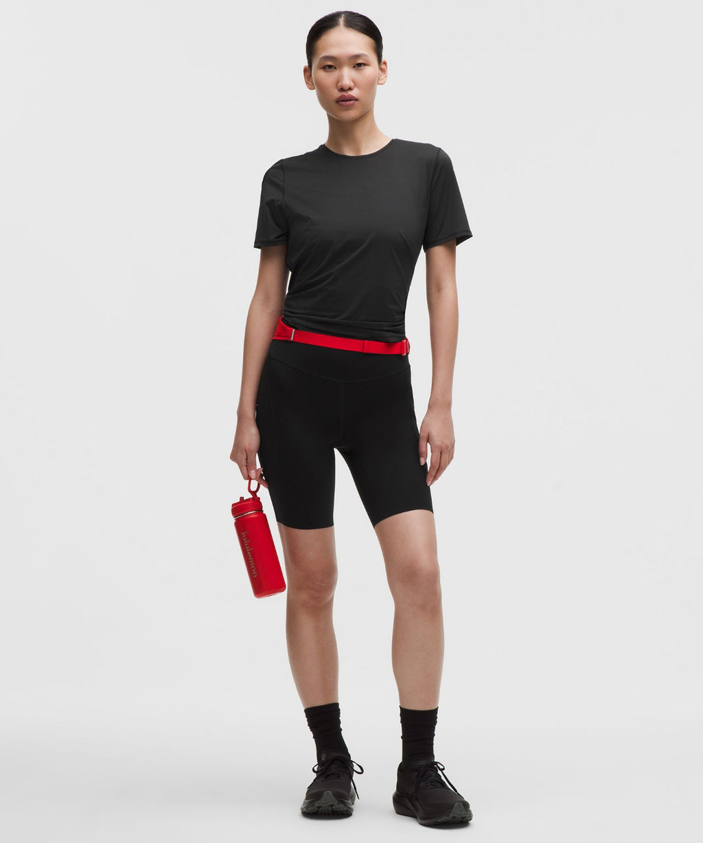 Lightweight Running Short-Sleeve Shirt Black