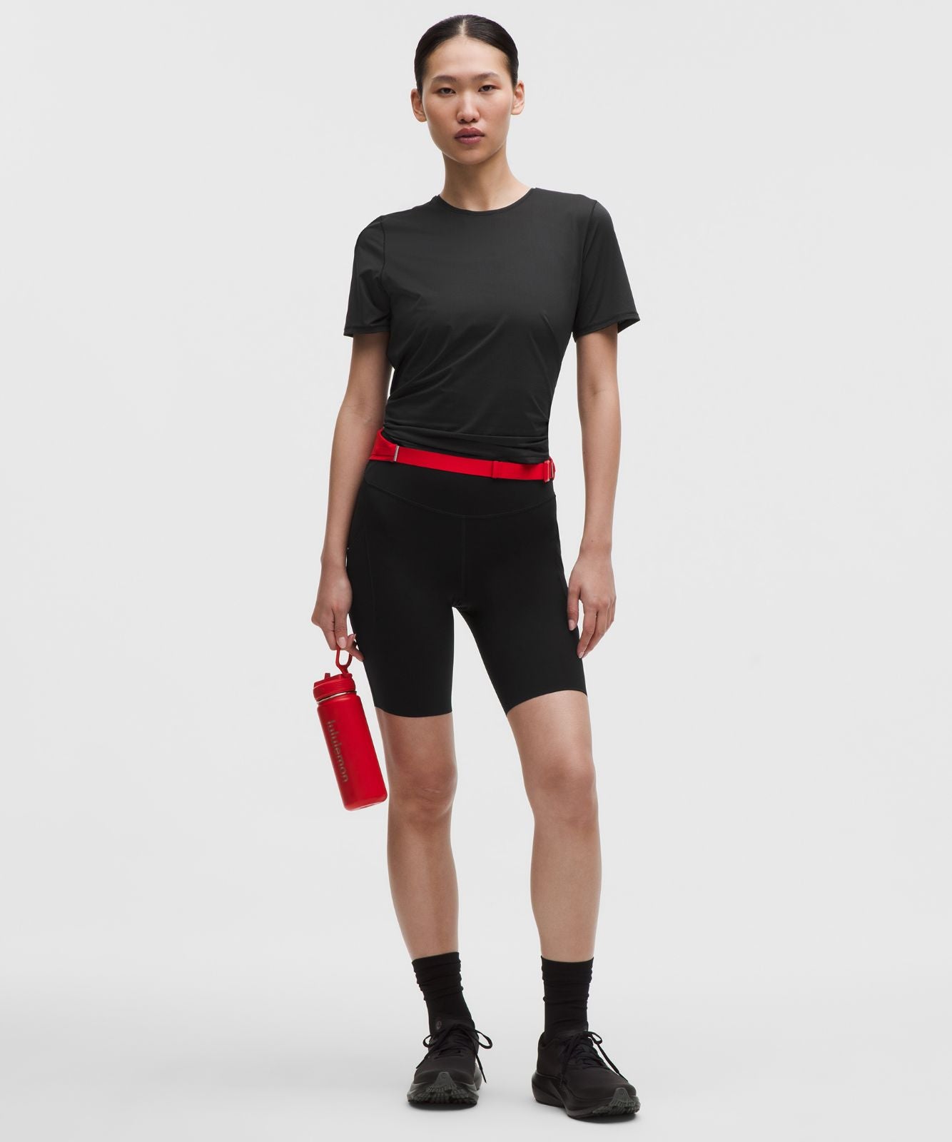 Lightweight Running Short-Sleeve Shirt Black