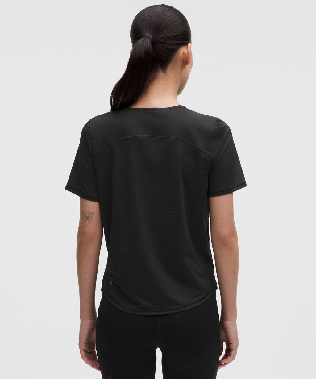 Lightweight Running Short-Sleeve Shirt Black