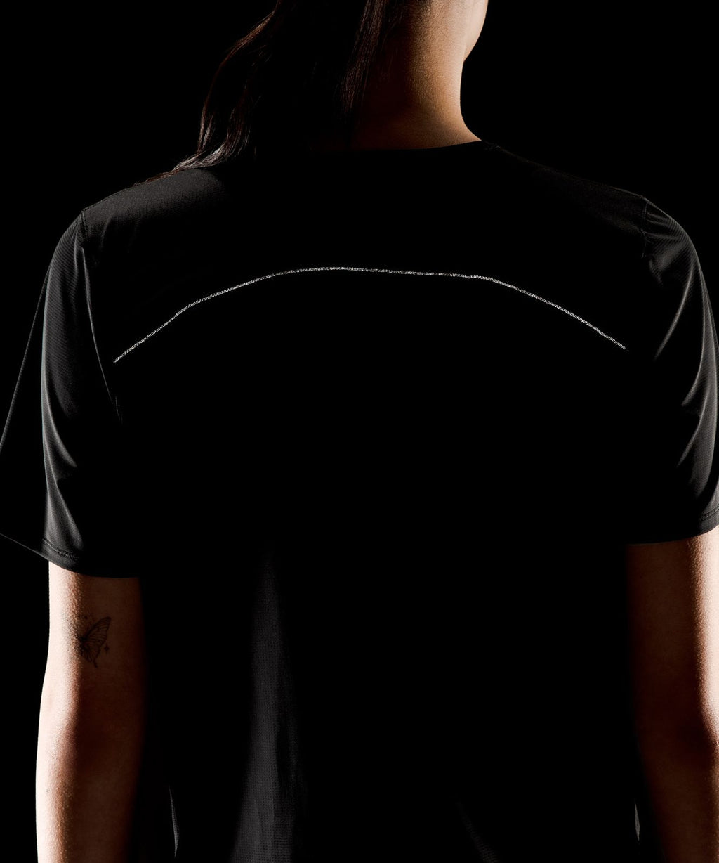 Lightweight Running Short-Sleeve Shirt Black