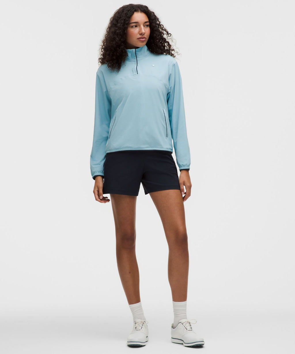 UV-Protective Lightweight Half Zip Seafoam/True Navy