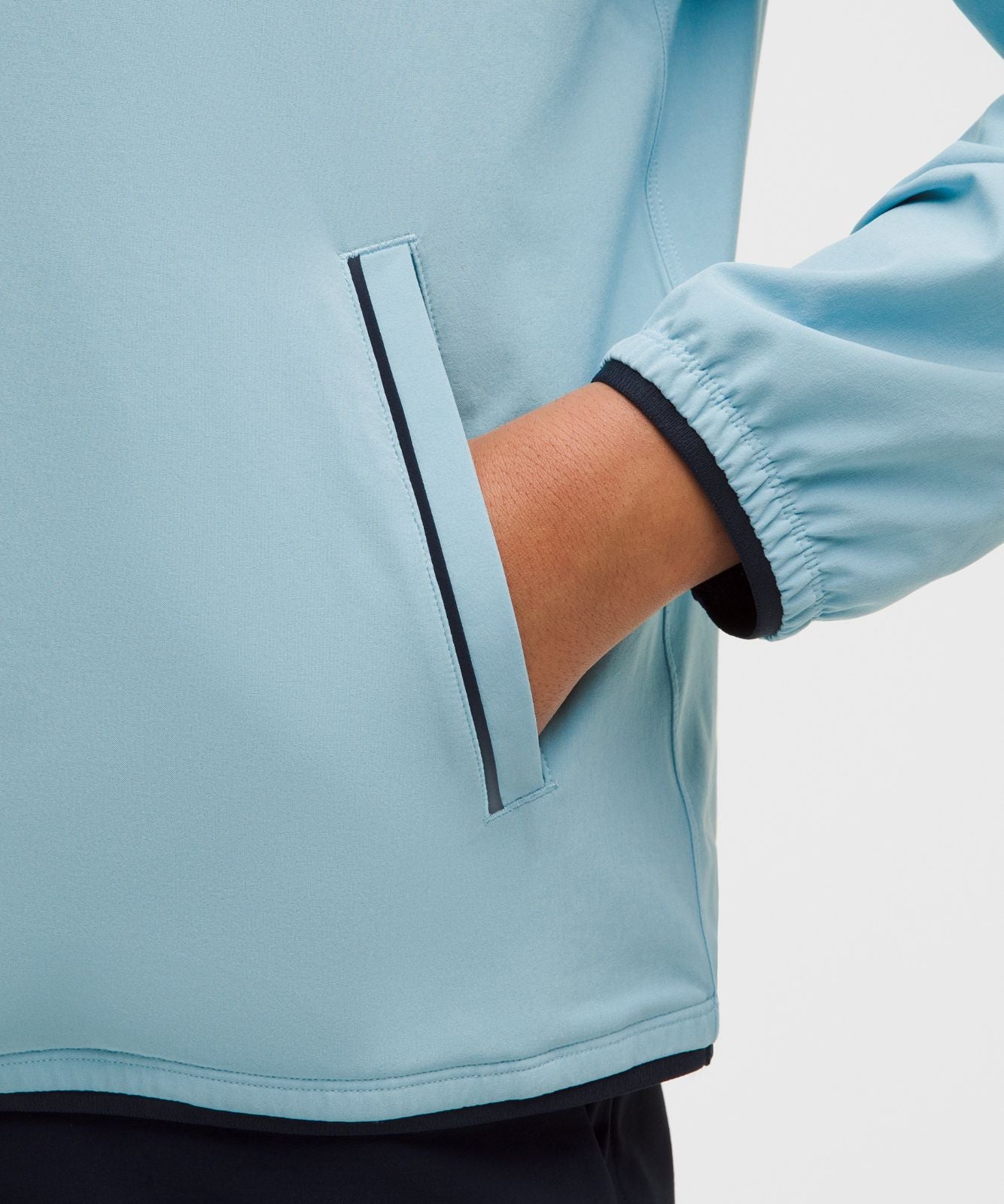 UV-Protective Lightweight Half Zip Seafoam/True Navy