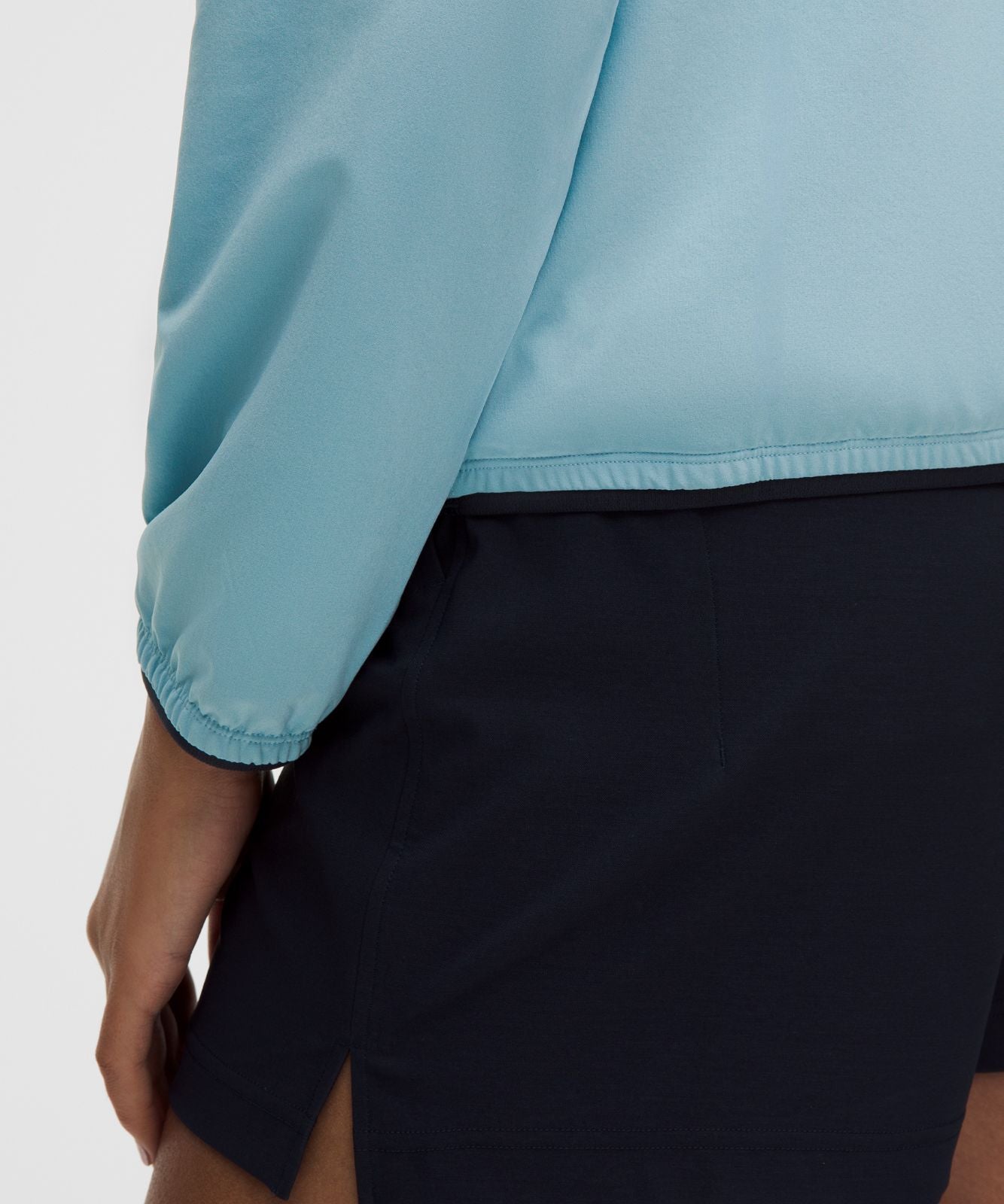 UV-Protective Lightweight Half Zip Seafoam/True Navy