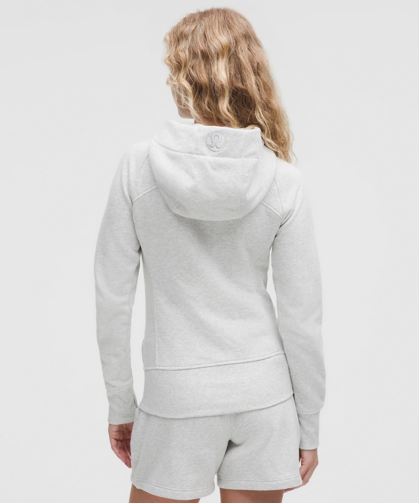 Scuba Full-Zip Hoodie Heathered Core Ultra Light Grey