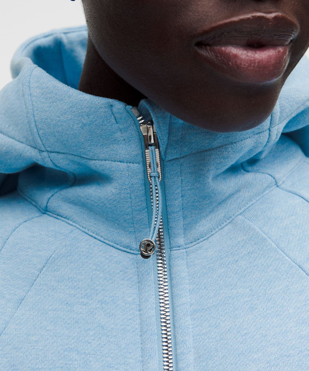 Scuba Full-Zip Hoodie Heathered Dreamy Blue/Mirror Silver