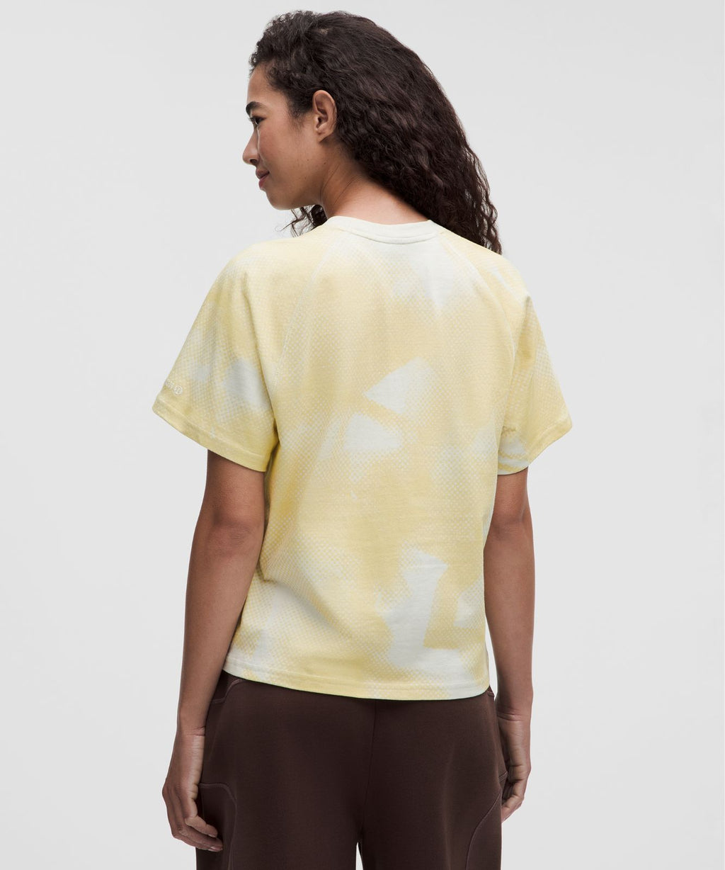 Cotton Classic Printed T-Shirt *SLNSH Collection Sun Faded Dot Dancer Yellow Multi