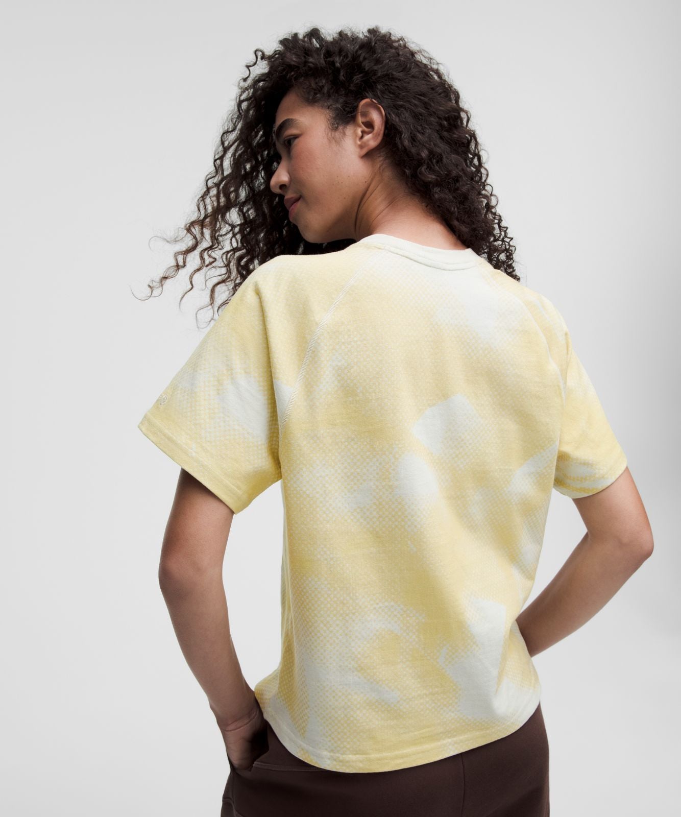 Cotton Classic Printed T-Shirt *SLNSH Collection Sun Faded Dot Dancer Yellow Multi