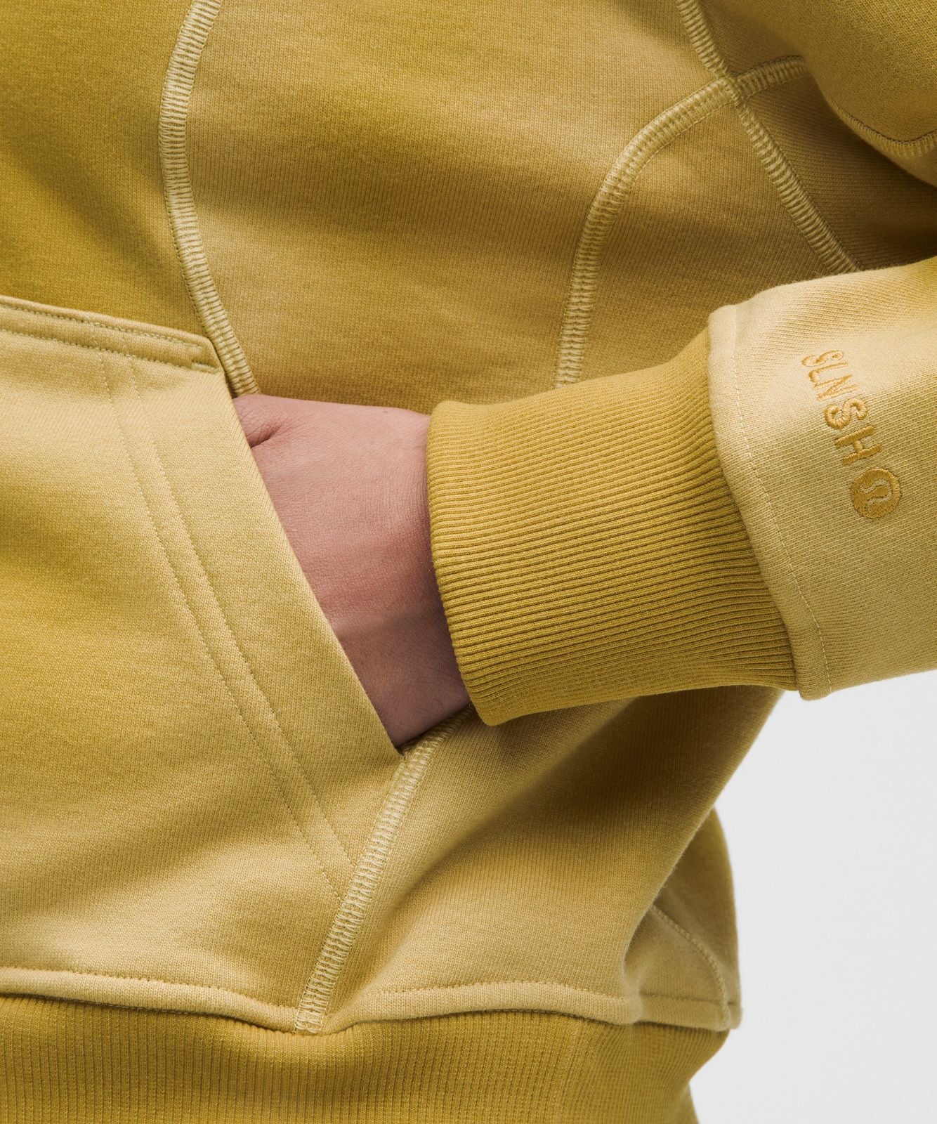 Faded French Terry Full-Zip Hoodie *SLNSH Collection Sun Fade Gold Mine