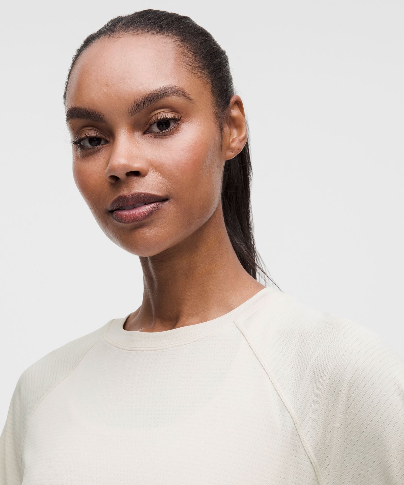 License to Train Classic-Fit T-Shirt Light Ivory/White