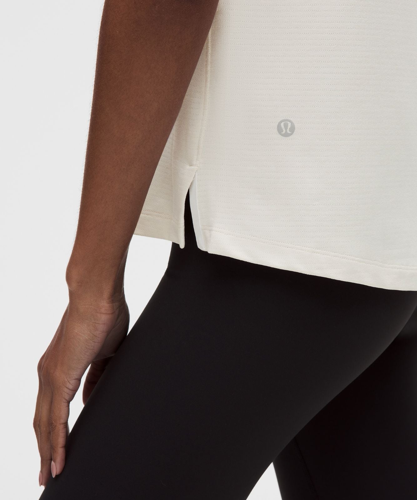 License to Train Classic-Fit T-Shirt Light Ivory/White