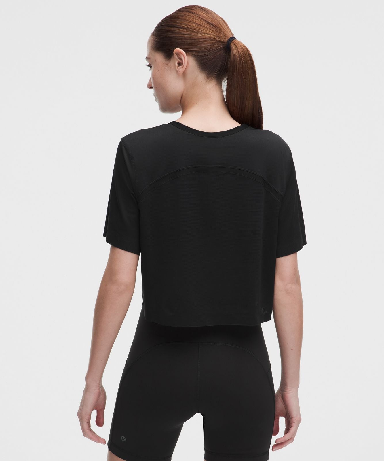 Lightweight Relaxed Running Short-Sleeve Shirt Black