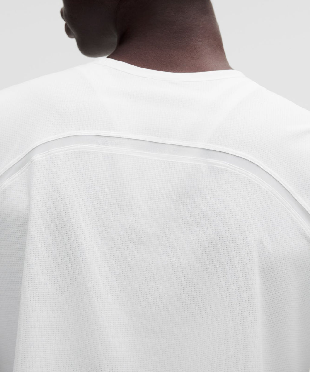 Lightweight Relaxed Running Short-Sleeve Shirt White