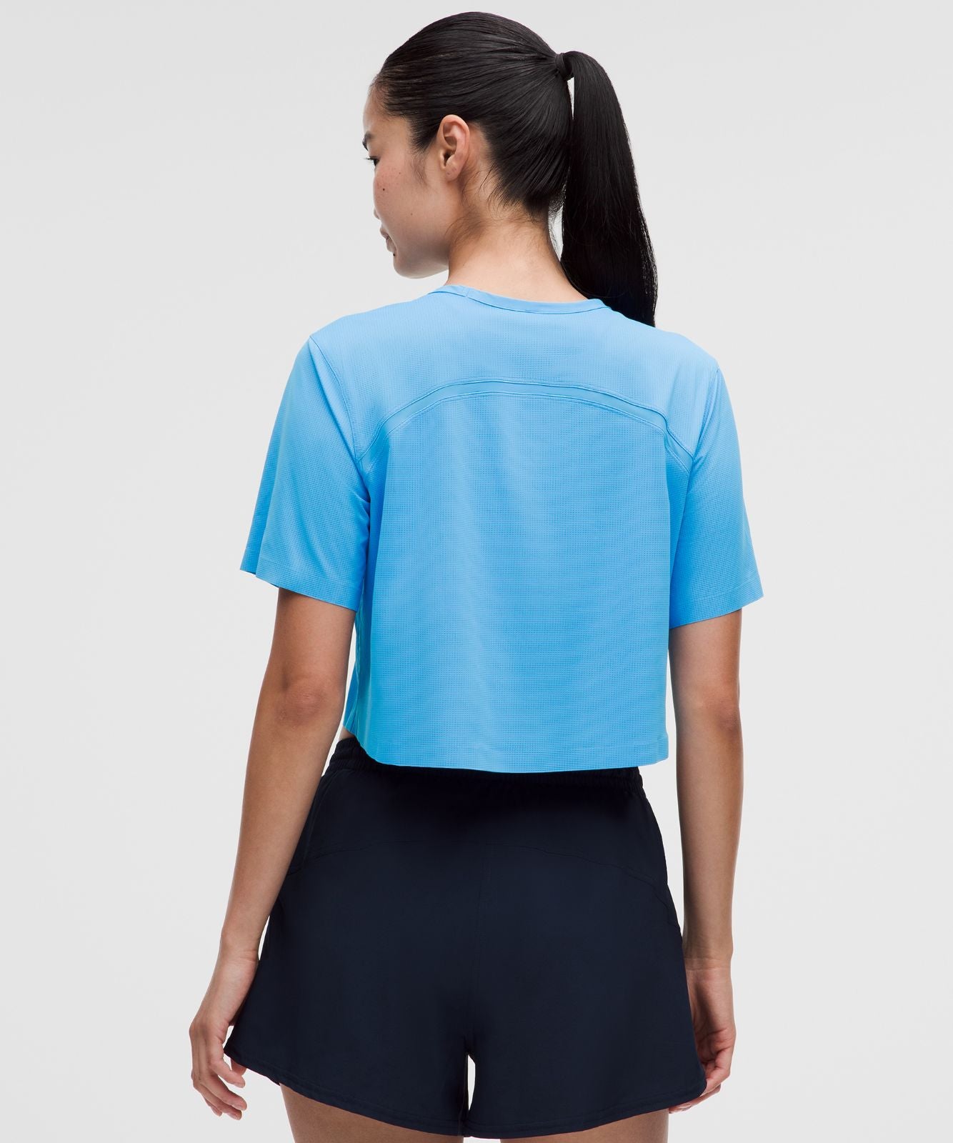 Lightweight Relaxed Running Short-Sleeve Shirt Ocean Wave