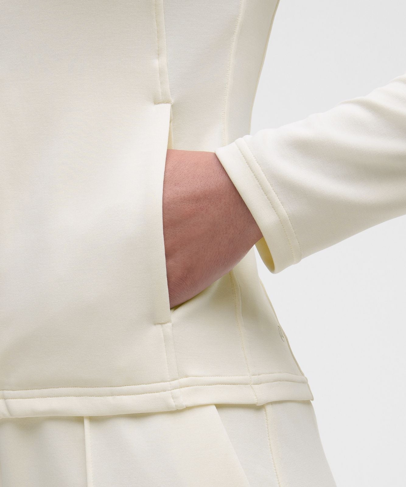 Lightweight Softstreme Full-Zip Hoodie Coconut Ivory