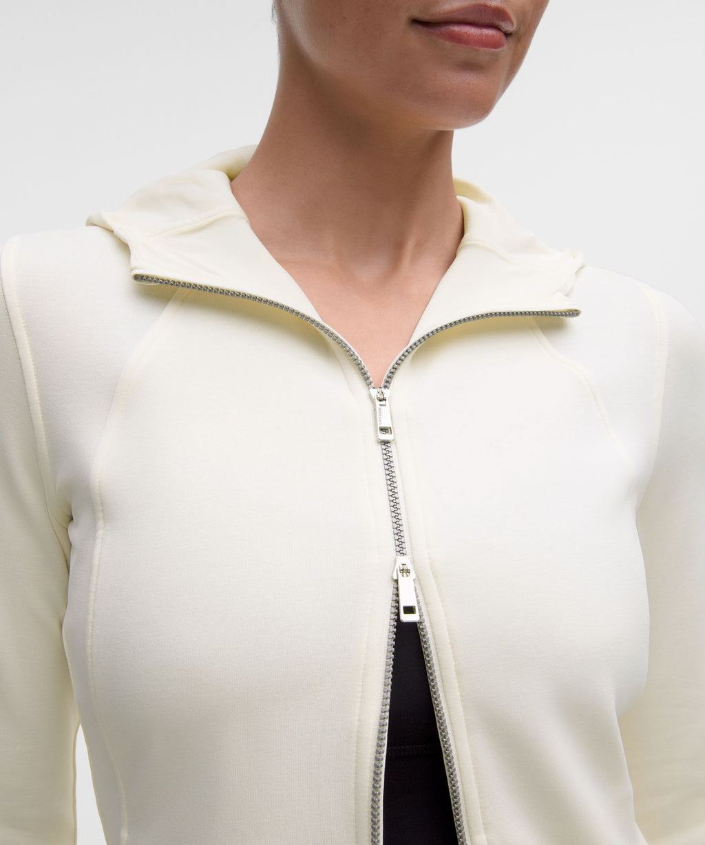 Lightweight Softstreme Full-Zip Hoodie Coconut Ivory