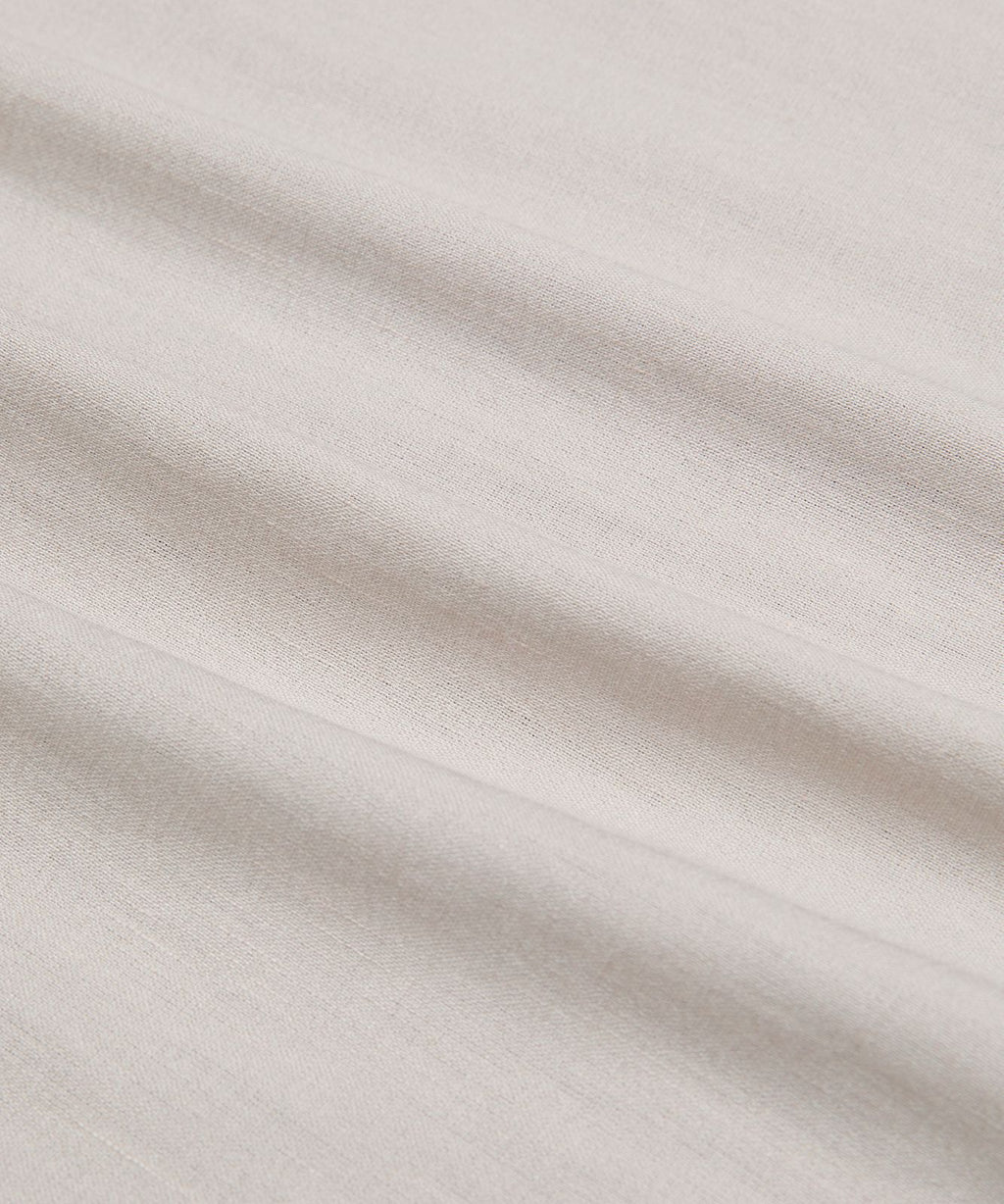 LuluLinen Relaxed-Fit Long-Sleeve Button Up Downtown Tan