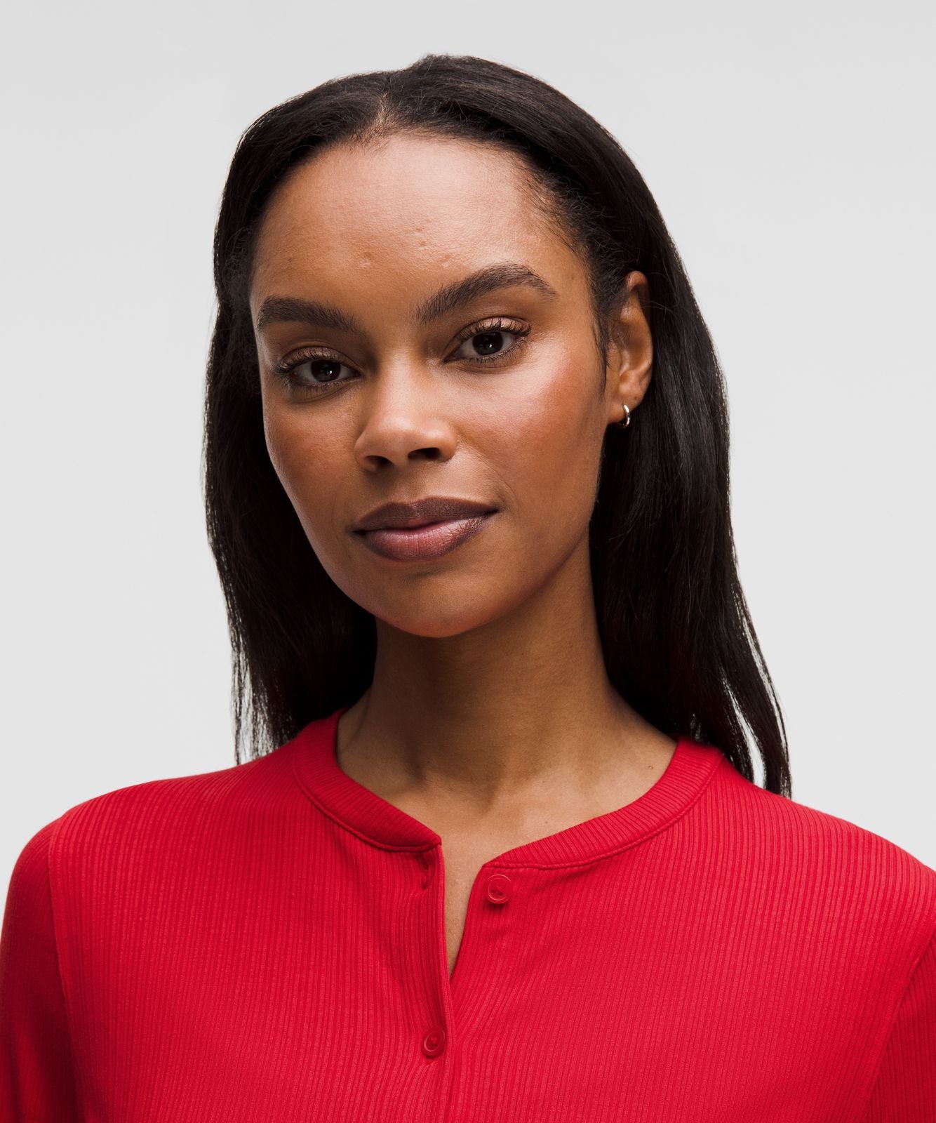Hold Tight Micro-Rib Cardigan Oxford Red