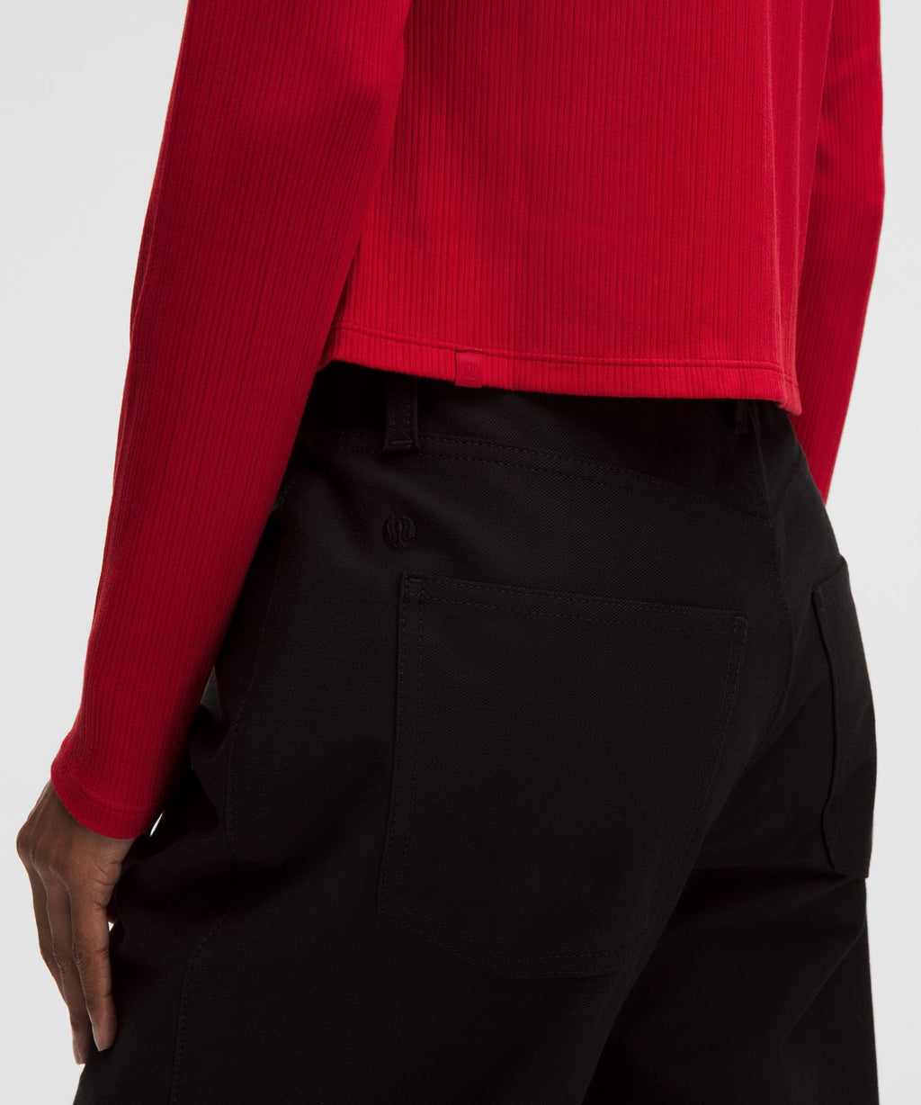 Hold Tight Micro-Rib Cardigan Oxford Red