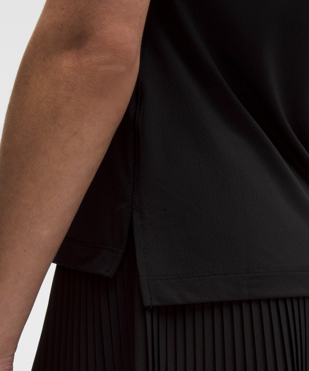 Quick-Dry Short-Sleeve Polo Shirt Straight Hem *Logo Black