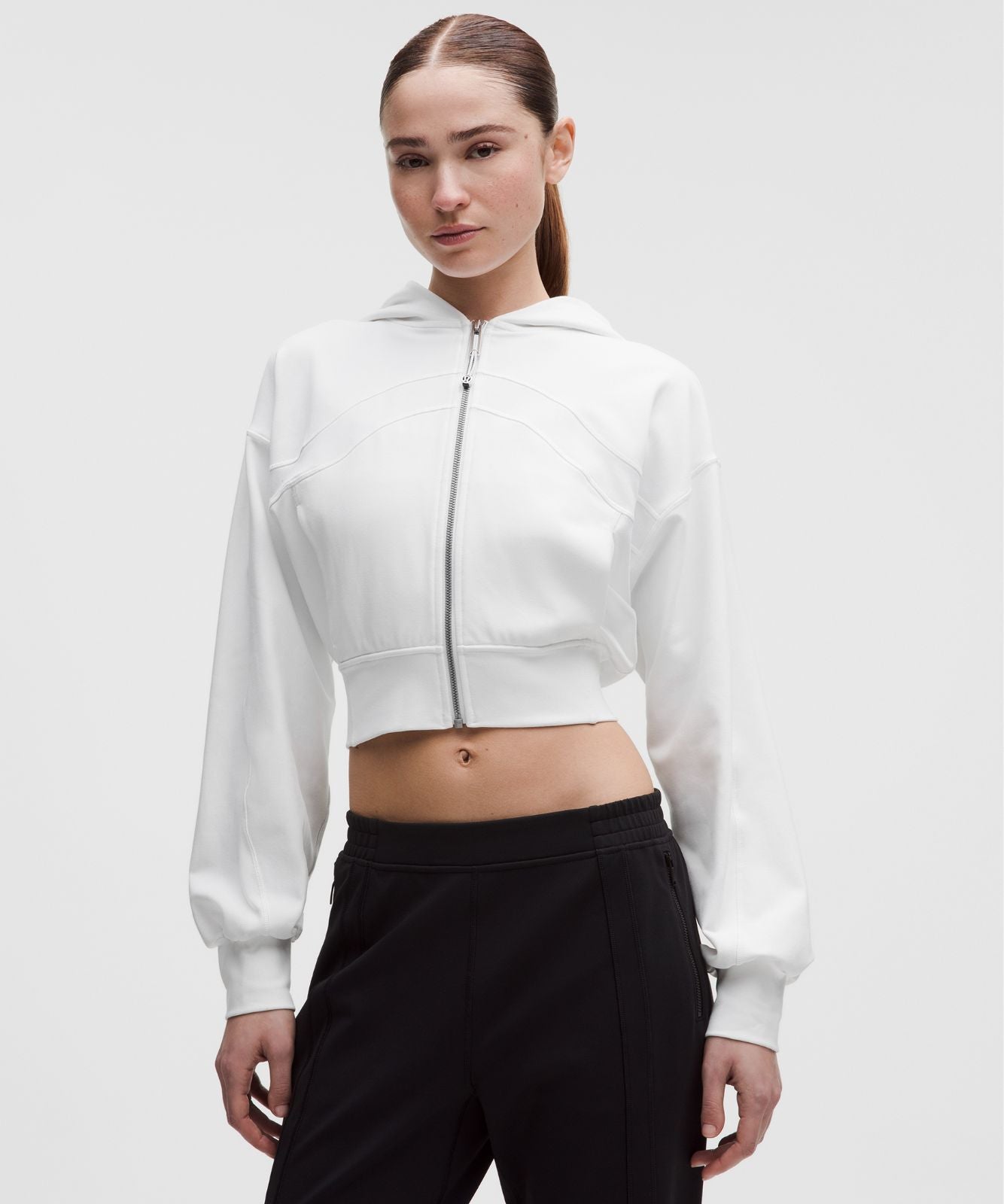 Define Relaxed-Fit Hooded Jacket *Luon White