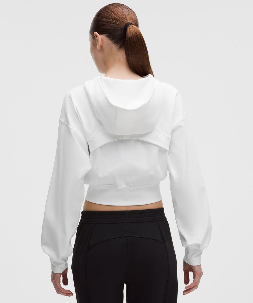 Define Relaxed-Fit Hooded Jacket *Luon White