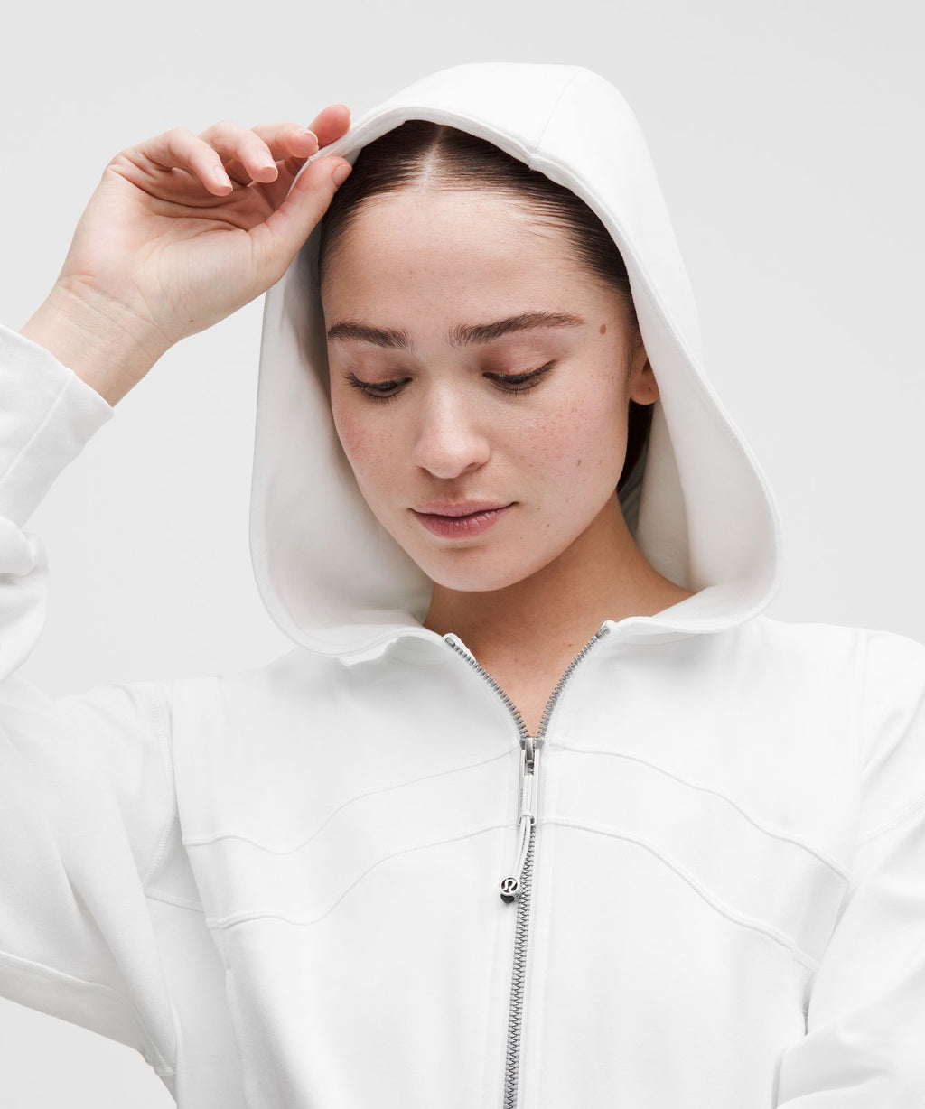 Define Relaxed-Fit Hooded Jacket *Luon White