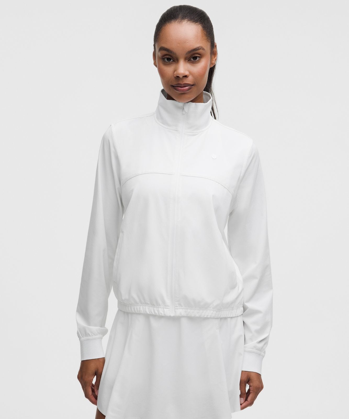 Court Rival Tennis Track Jacket White/White
