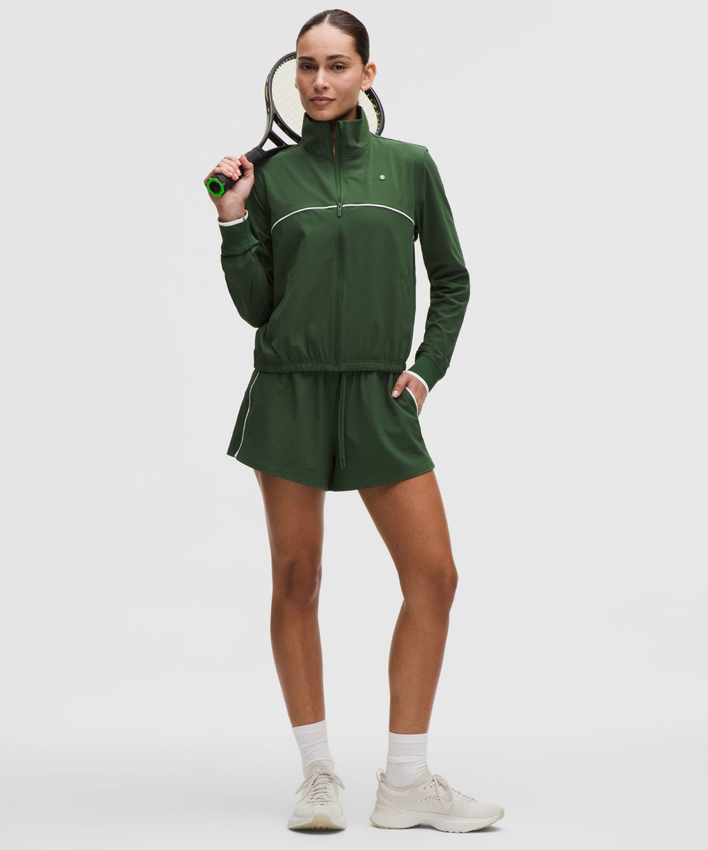 Court Rival Tennis Track Jacket Ivy Grove/White
