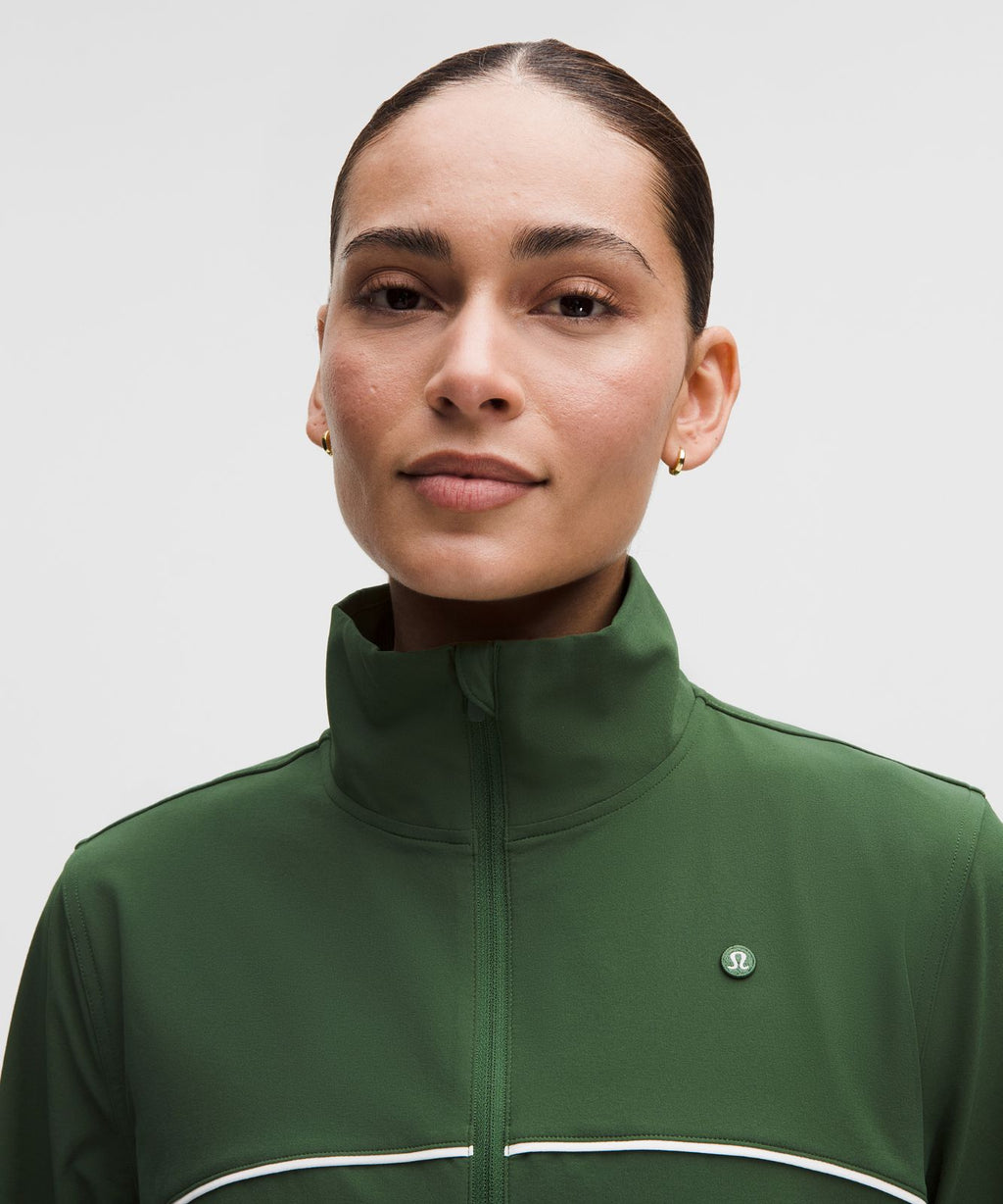 Court Rival Tennis Track Jacket Ivy Grove/White