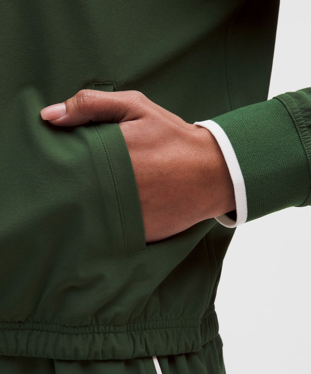 Court Rival Tennis Track Jacket Ivy Grove/White