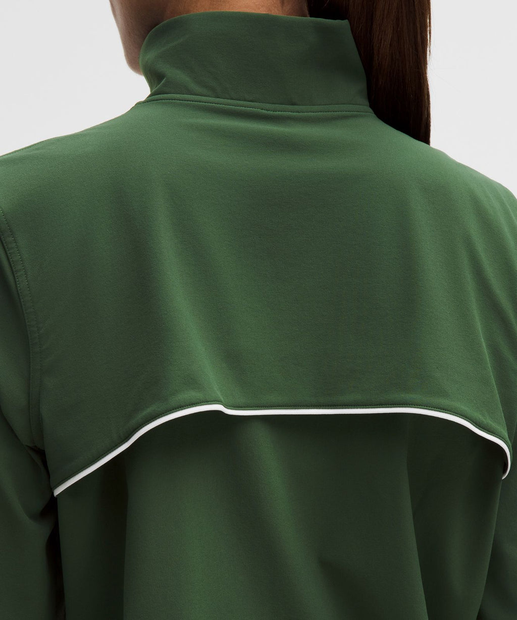 Court Rival Tennis Track Jacket Ivy Grove/White