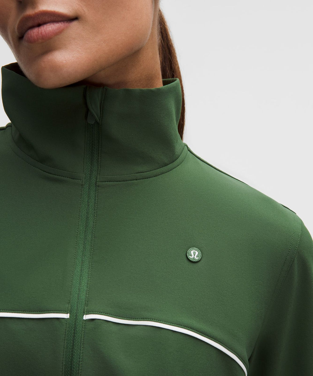 Court Rival Tennis Track Jacket Ivy Grove/White