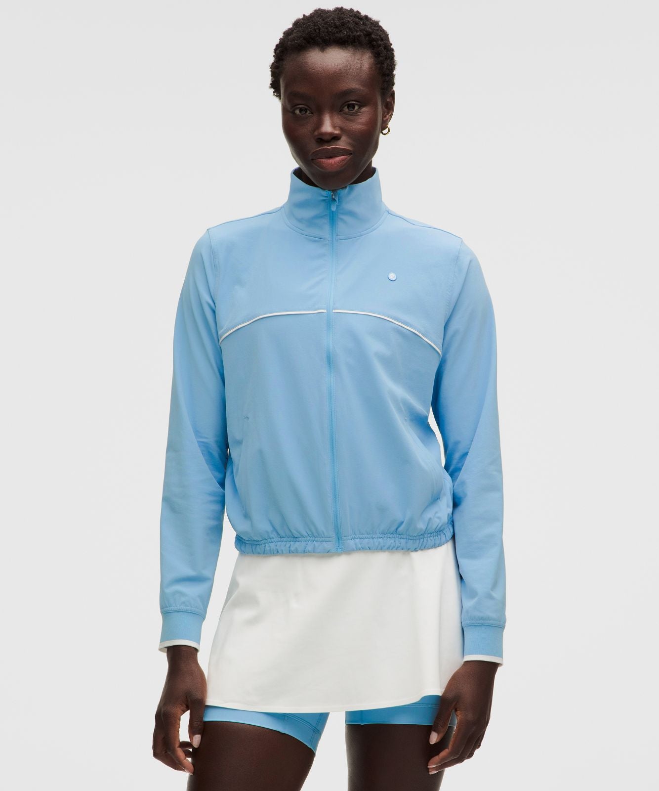 Court Rival Tennis Track Jacket Dreamy Blue/White
