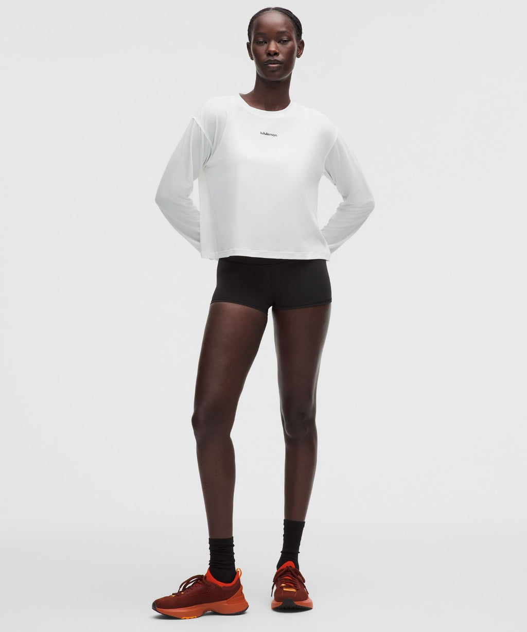 Jersey Training Long-Sleeve Shirt *Wordmark White