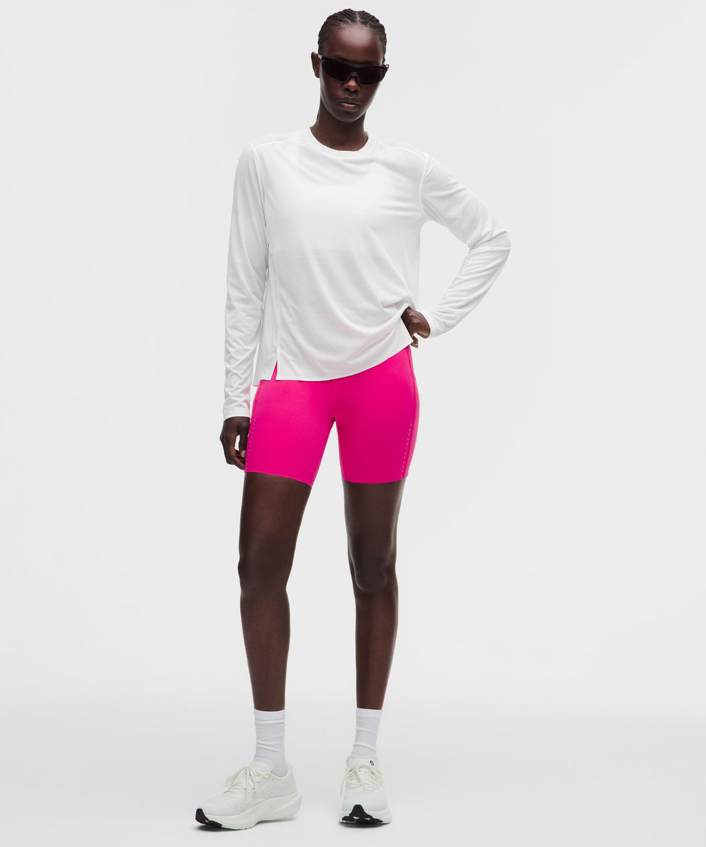 Fast and Free Long-Sleeve Shirt *Perforated Stripe White