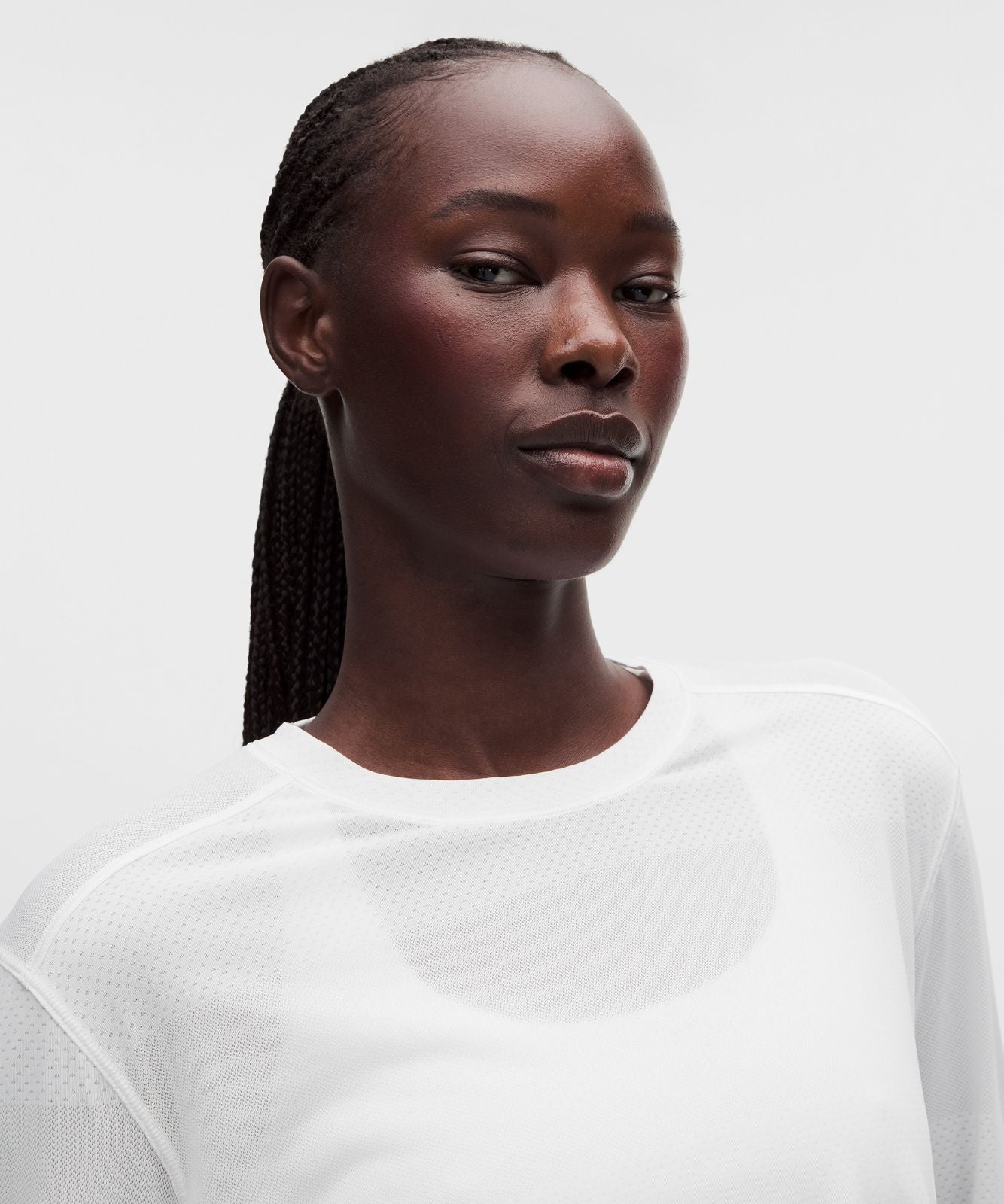 Fast and Free Long-Sleeve Shirt *Perforated Stripe White