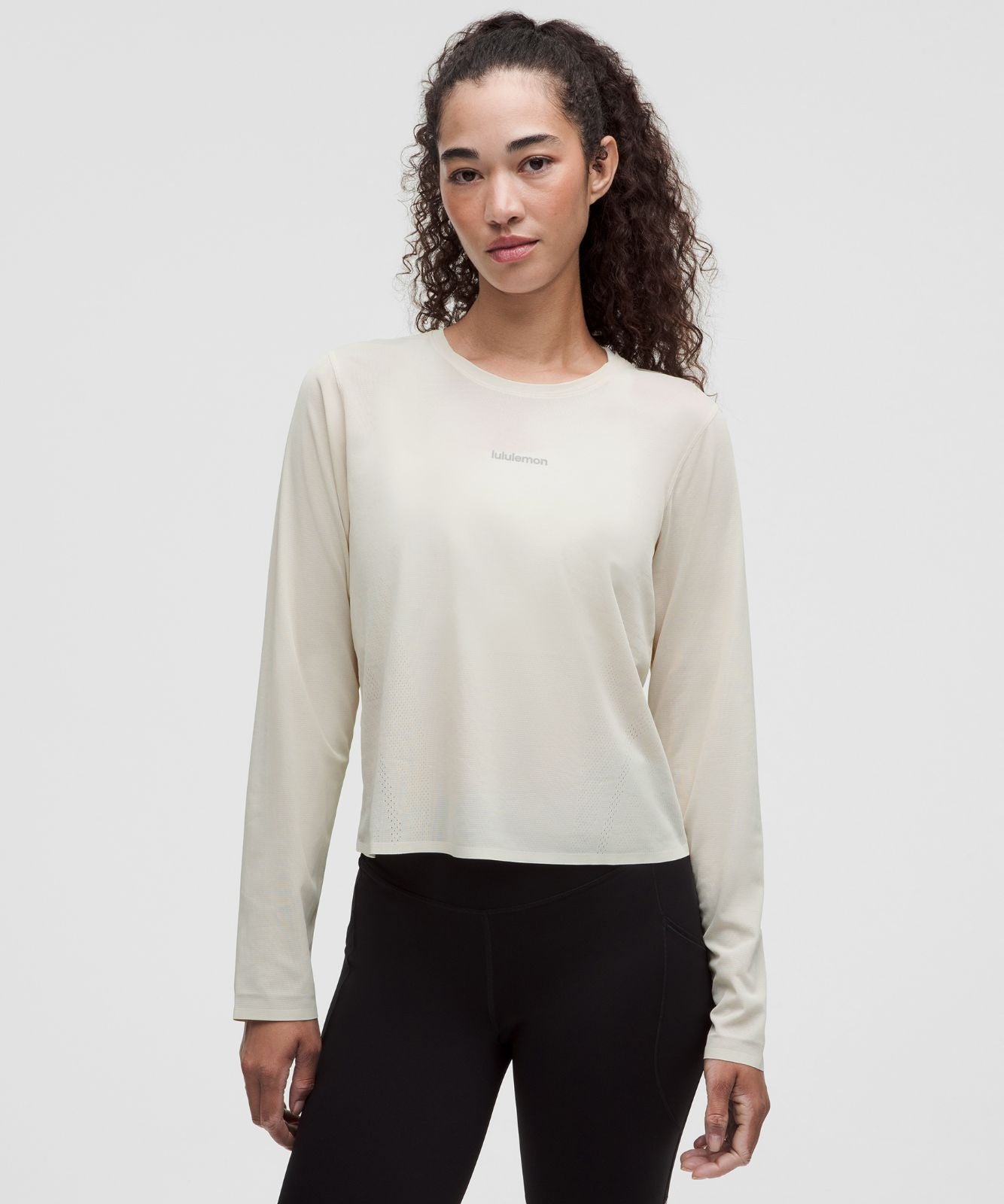 Women's Fast and Free Long-Sleeve Shirt Light Ivory