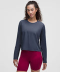 Women's Fast and Free Long-Sleeve Shirt Dusty Diamond