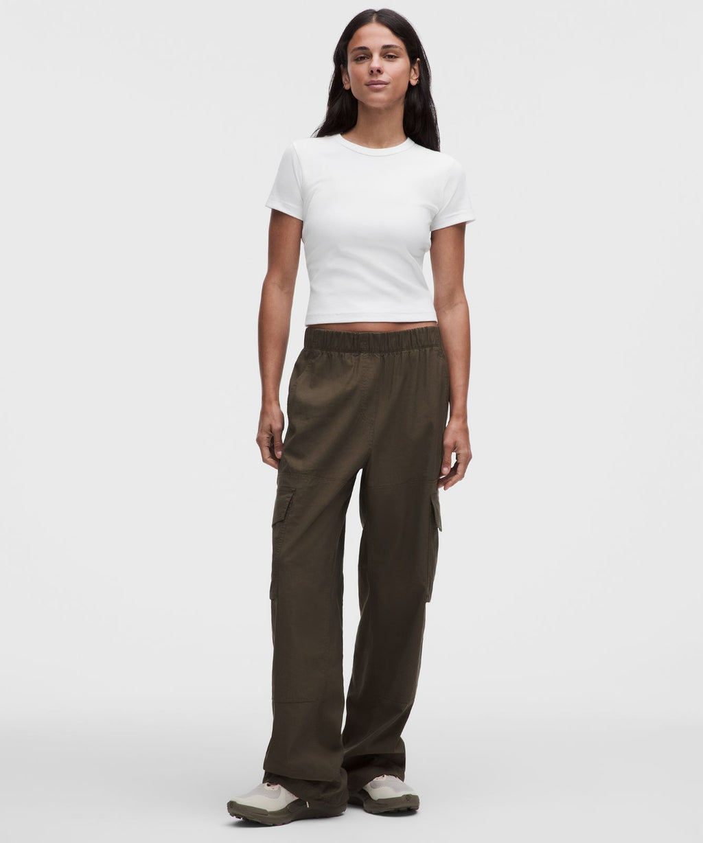 Little Ribbed Tee White