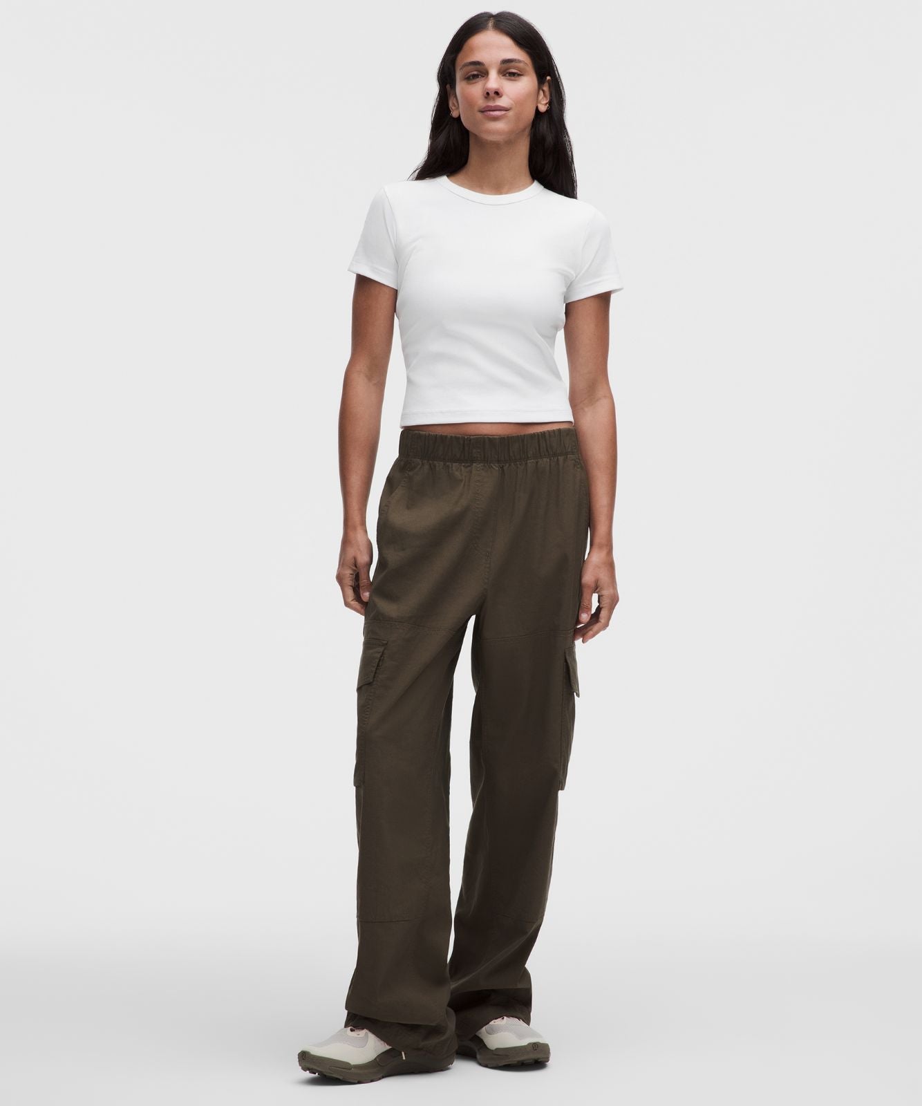 Little Ribbed Tee White