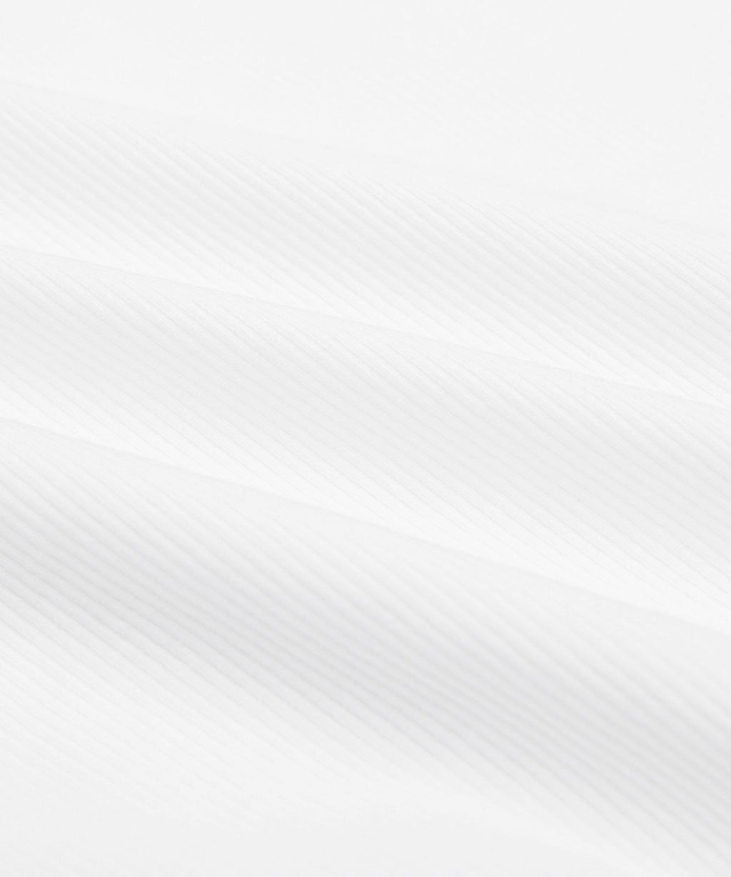 Little Ribbed Tee White