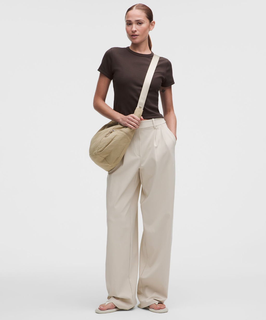 Little Ribbed Tee Mahogany Muse