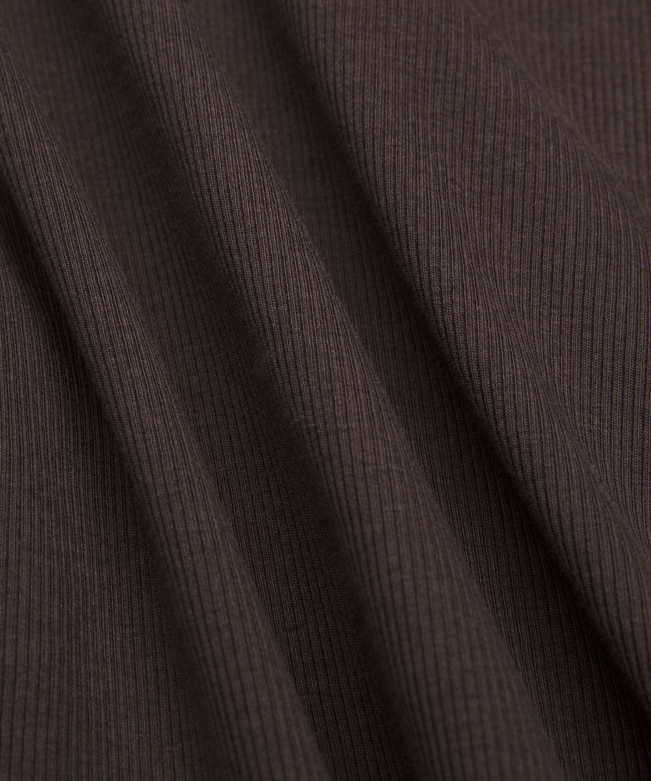Little Ribbed Tee Mahogany Muse