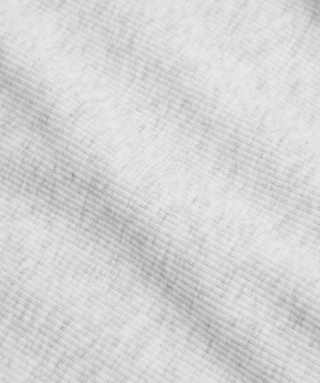 Little Ribbed Tee Heathered Core Ultra Light Grey