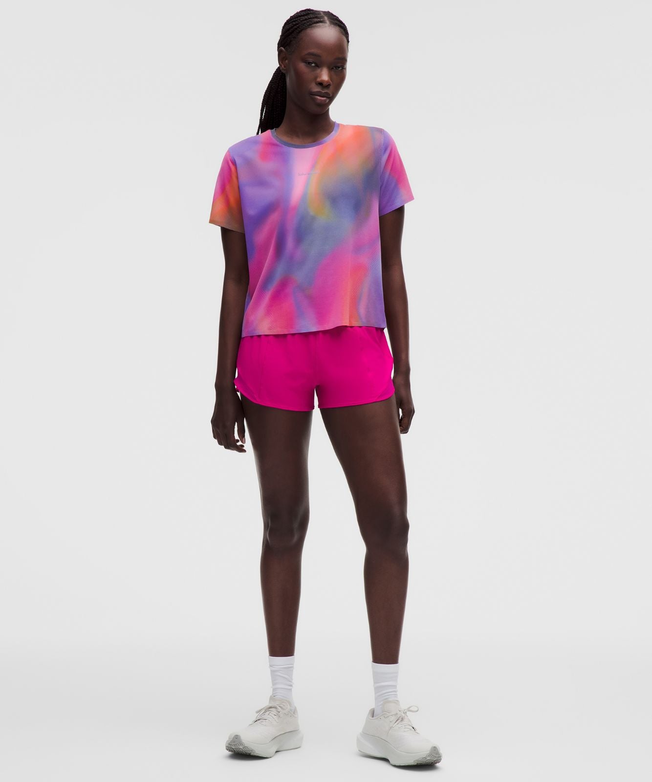 Women's Fast and Free Short-Sleeve Shirt Speed Glow Multi