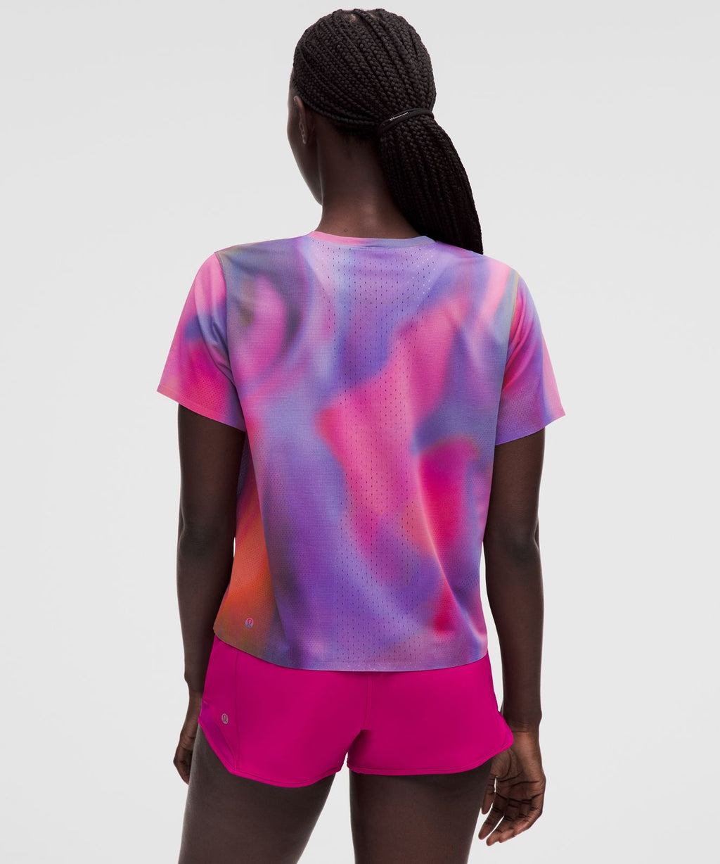 Women's Fast and Free Short-Sleeve Shirt Speed Glow Multi