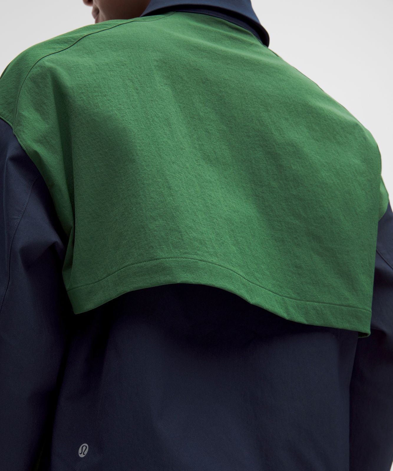 Collared Panelled Golf Jacket True Navy/Ivy Grove