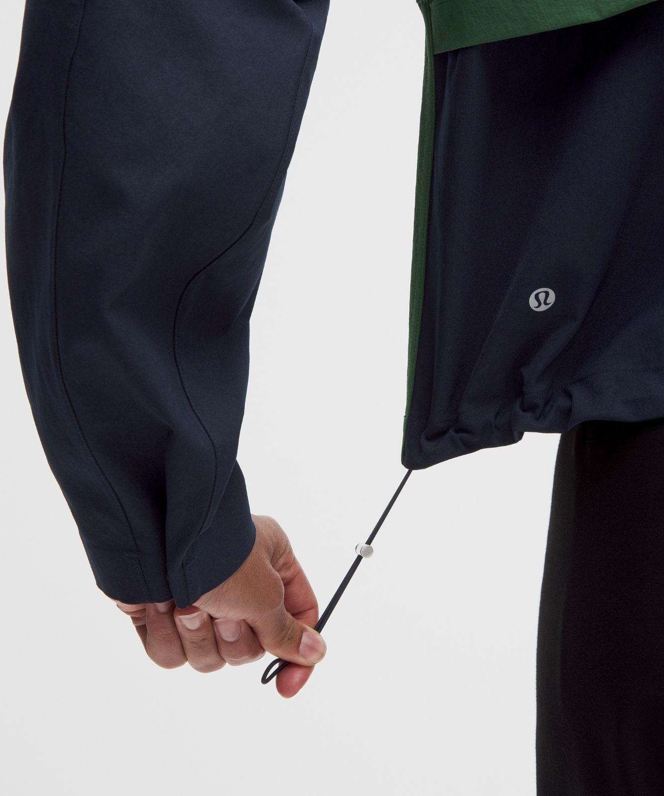Collared Panelled Golf Jacket True Navy/Ivy Grove