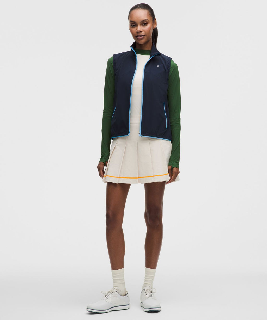 UV-Protective Mockneck Long-Sleeve Shirt Light Ivory/Ivy Grove